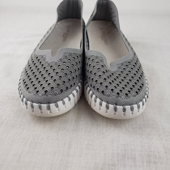 Ilse Jacobsen Tulip Ballet Flats Slip On Gray Comfort Shoes Size 36 US 5.5-6 - Picture 5 of 8